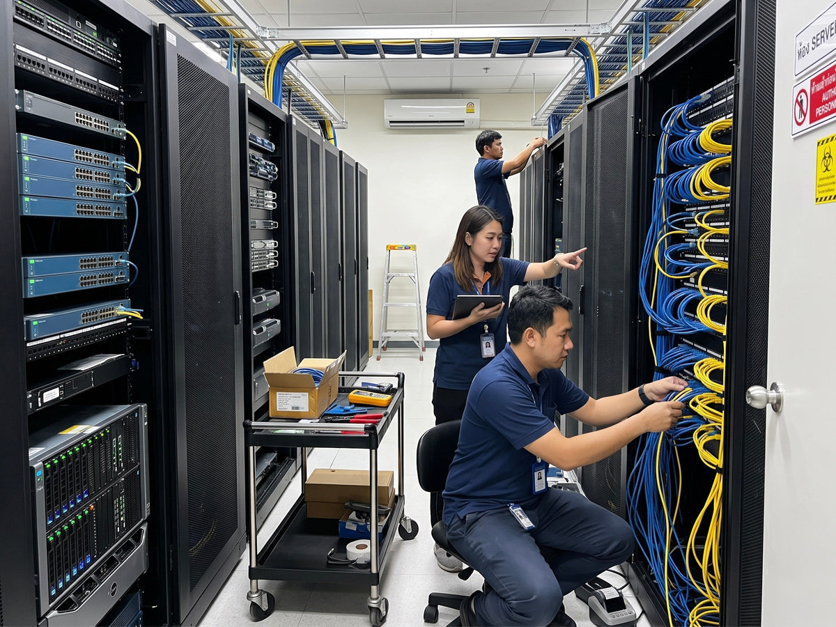 Network และ Structured Cabling สำหรับสำนักงาน: โครงสร้างพื้นฐานที่ควรออกแบบให้ยาวนานกว่าอุปกรณ์ที่ใช้วันนี้