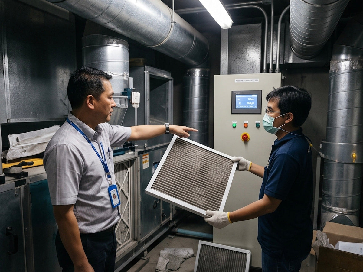 PM2.5 ในออฟฟิศ: ปิดกระจกแล้วฝุ่นเข้ามาจากไหน? Fresh Air, Filter และ Positive Pressure ทำงานอย่างไร
