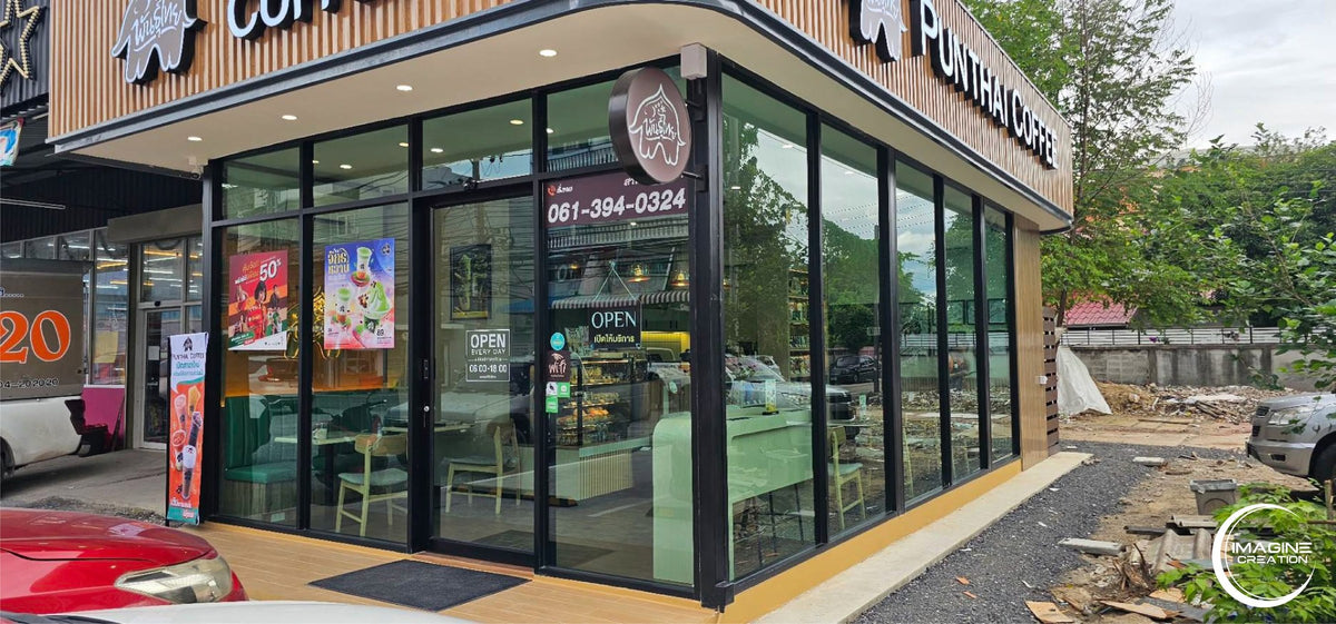 Punthai Coffee ถนนเรวดี นนทบุรี